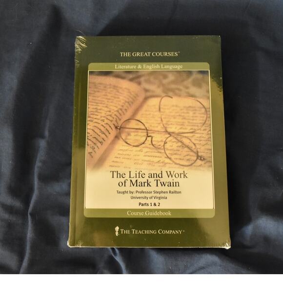 NEW The Great Courses: The Life and Work of Mark Twain Stephen Railton DVD/Book - Picture 3 of 5